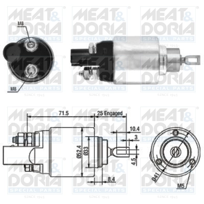 Solenoid Switch, starter